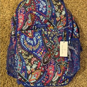 Vera Bradley Lighten Up Journey Backpack Petite Paisely New with Tag